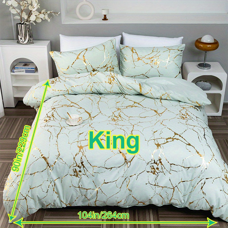 Quilt Cover Set | Hot Stamped Texture | Stylish Bedroom Upgrade | Polyester - Image 27