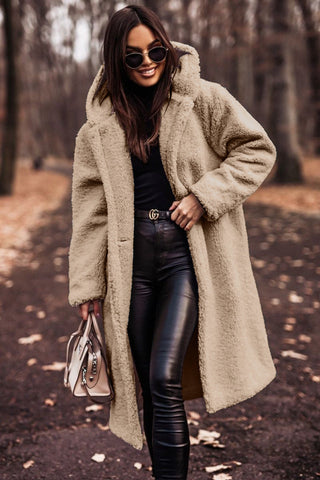 Women's Stylish Fur Hooded Winter Warm Coat for Cold Weather