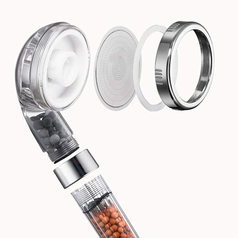 Rainfall Shower Head Ceiling Mounted Round Adjustable Spray Hose - Image 5