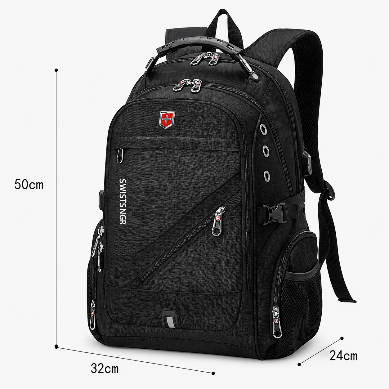 Stylish Adjustable Water-resistant Laptop Essential Travel Backpack