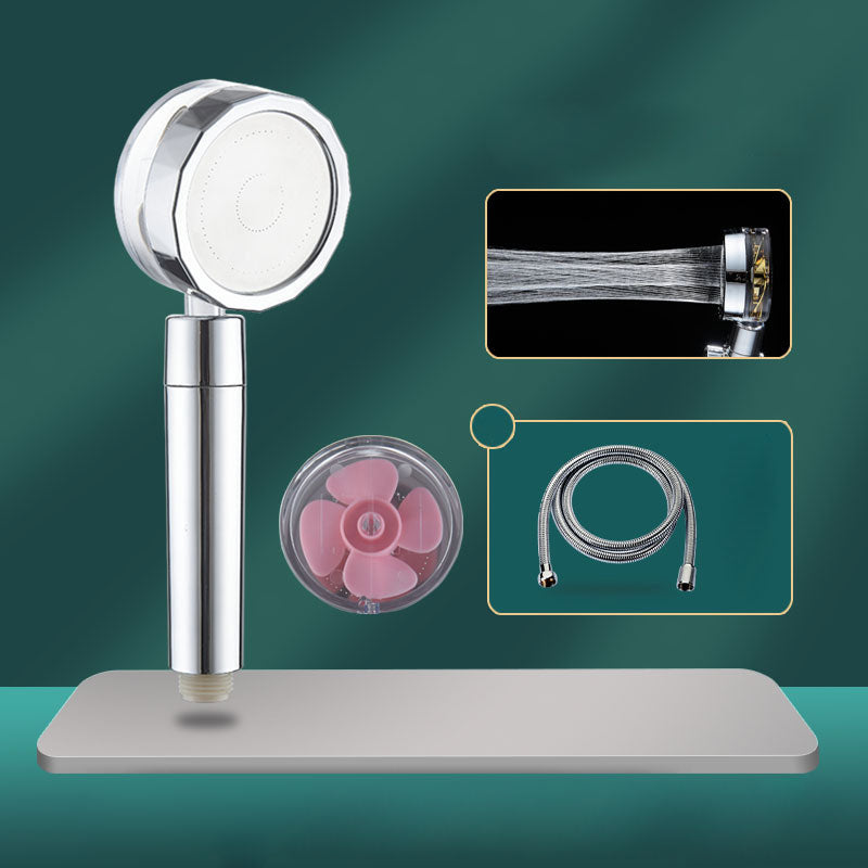 Handheld Shower Head Hose Wall Mount Combo Silver Modern Bathroom Set - Image 34