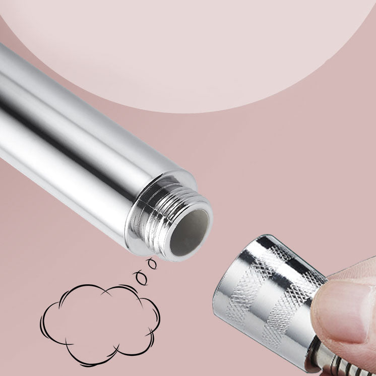Handheld Shower Head Hose Wall Mount Combo Silver Modern Bathroom Set - Image 16