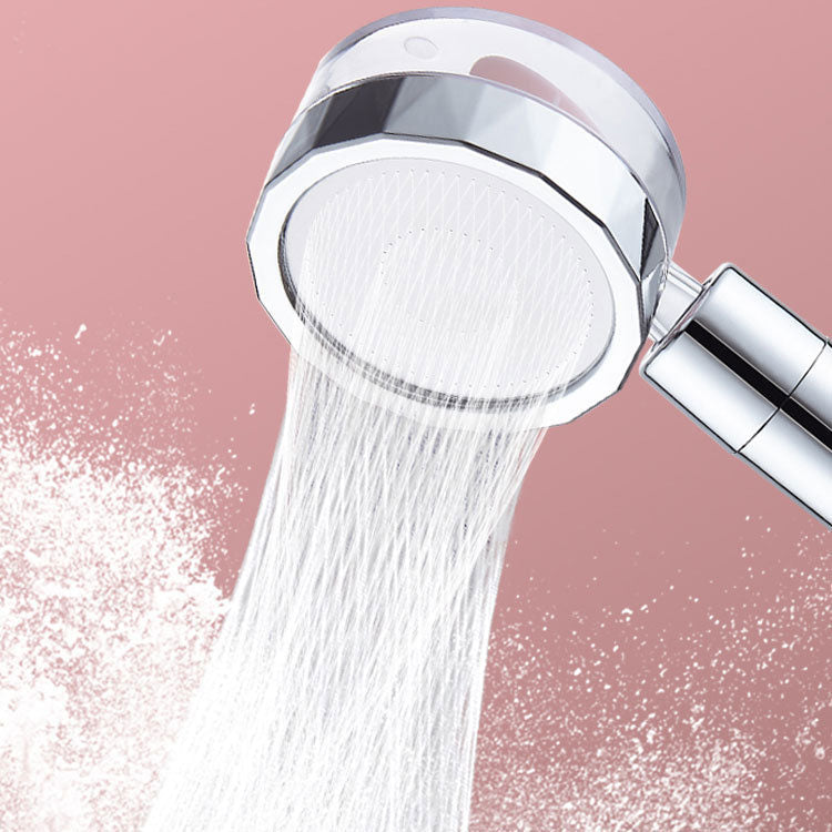 Handheld Shower Head Hose Wall Mount Combo Silver Modern Bathroom Set - Image 26
