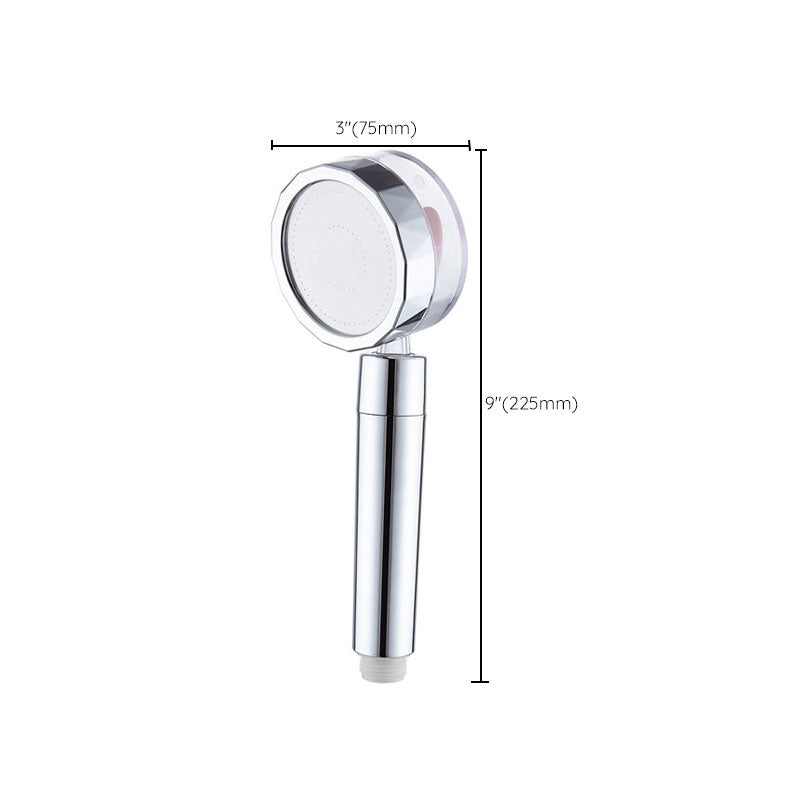 Handheld Shower Head Hose Wall Mount Combo Silver Modern Bathroom Set - Image 13