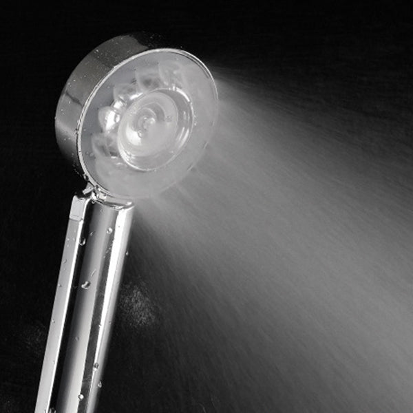 Handheld Shower Head Hose Filtered Self Cleaning Adjustable Metal Round - Image 12