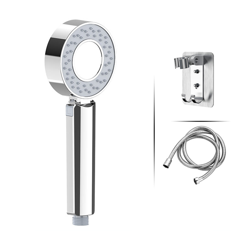 Handheld Shower Head Hose Filtered Self Cleaning Adjustable Metal Round - Image 18
