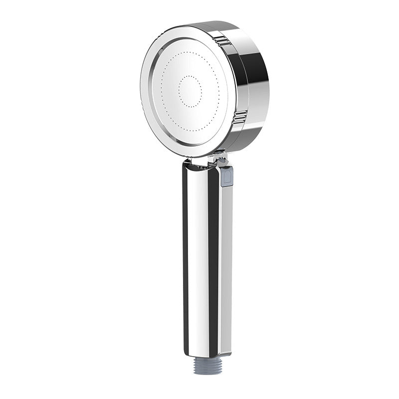 Handheld Shower Head Hose Filtered Self Cleaning Adjustable Metal Round - Image 13