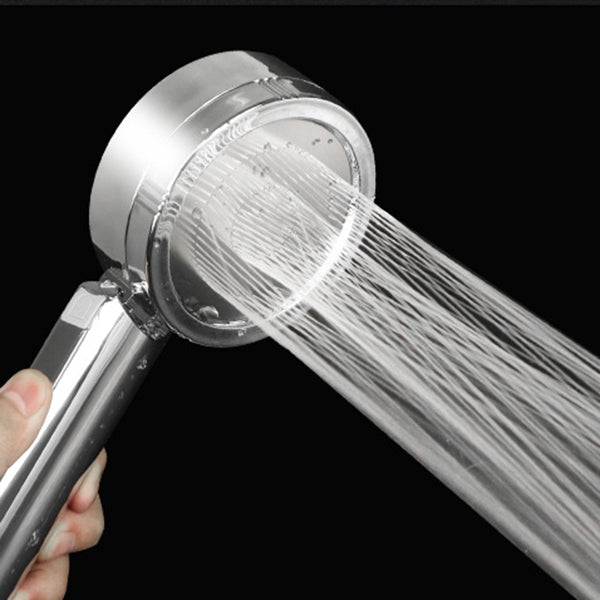 Handheld Shower Head Hose Filtered Self Cleaning Adjustable Metal Round - Image 5