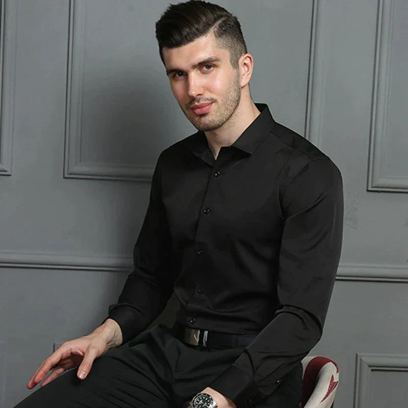 Men’s  Flex Stretch Business Formal Shirt