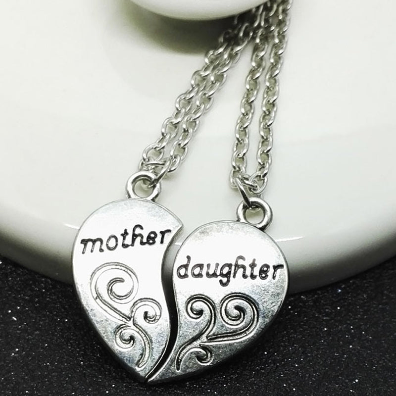 Skorter | Mother and Daughter Heart Necklace - Image 6
