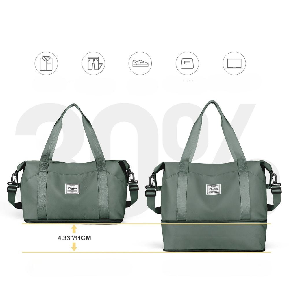 Lightweight Waterproof Large Weekender Unisex Travel Duffle Bag - Image 5
