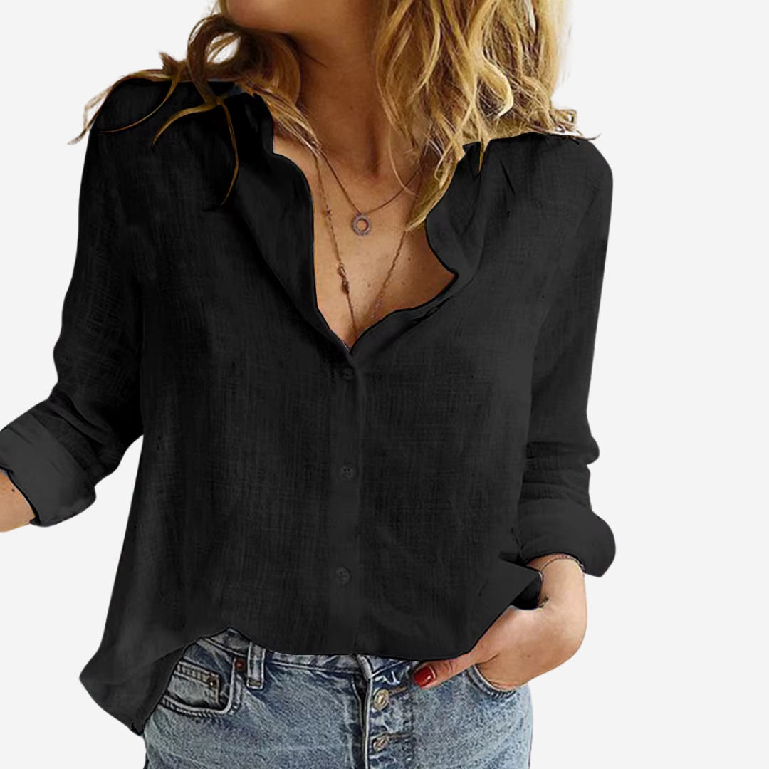 Timeless Formal Relaxed Fit Blouse for women