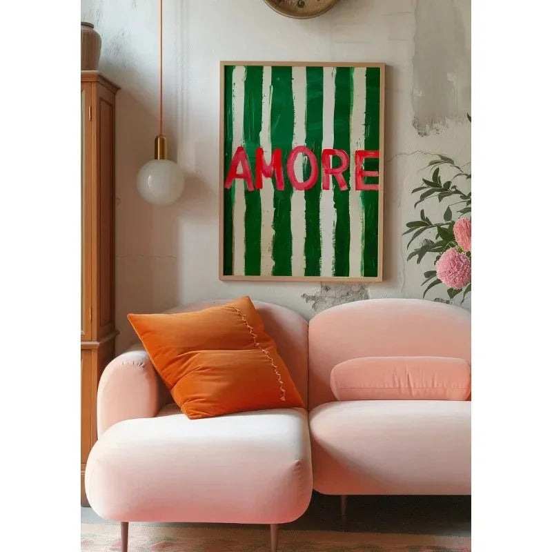 Amore Striped Wall Art - Image 5