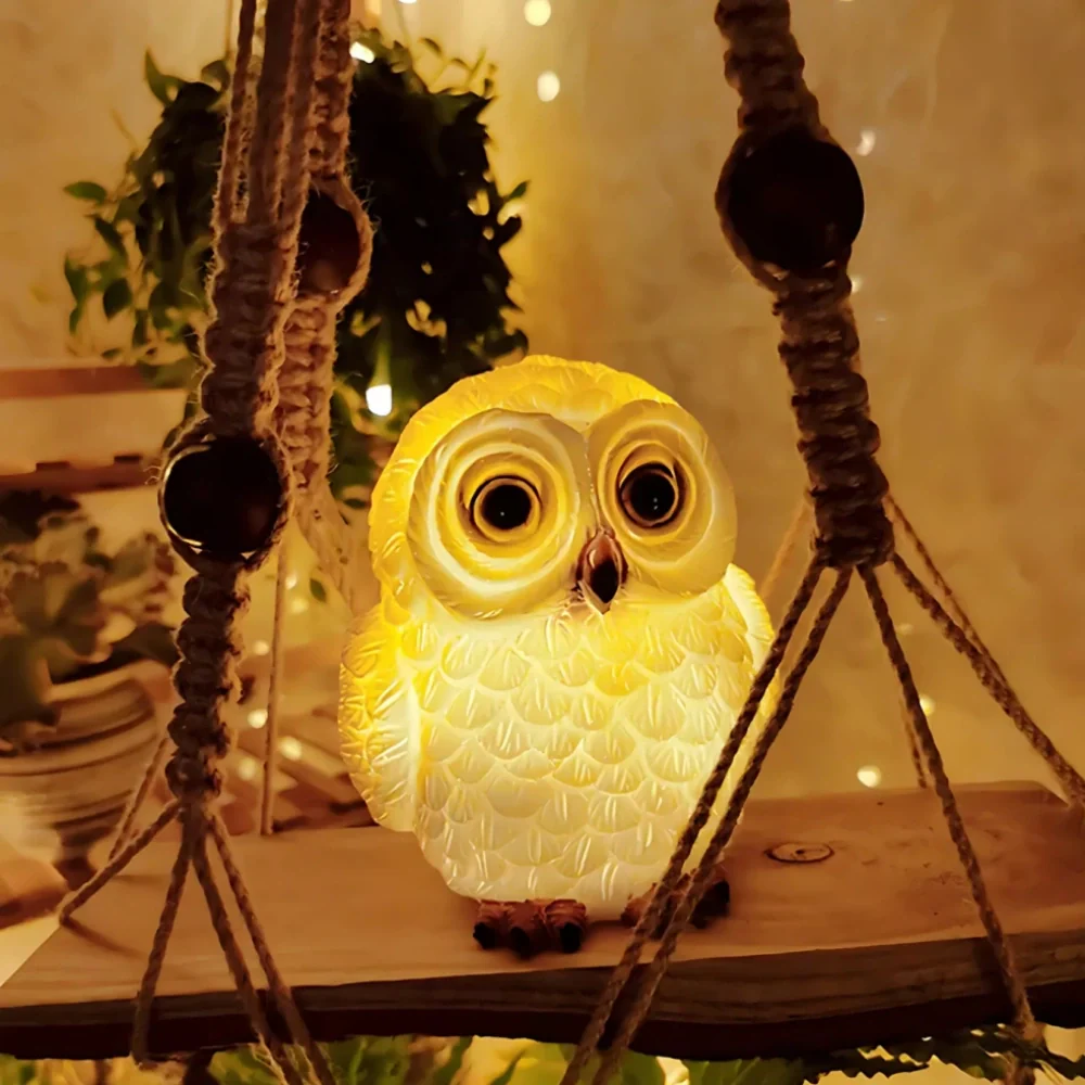 Solar Garden Light Whimsical Animal Statue Outdoor Decor Waterproof - Image 3