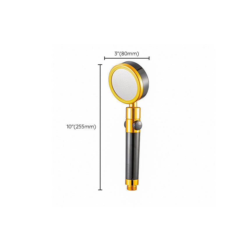 Handheld Shower Head Hose Adjustable Black Metal Rain Spray - Image 10