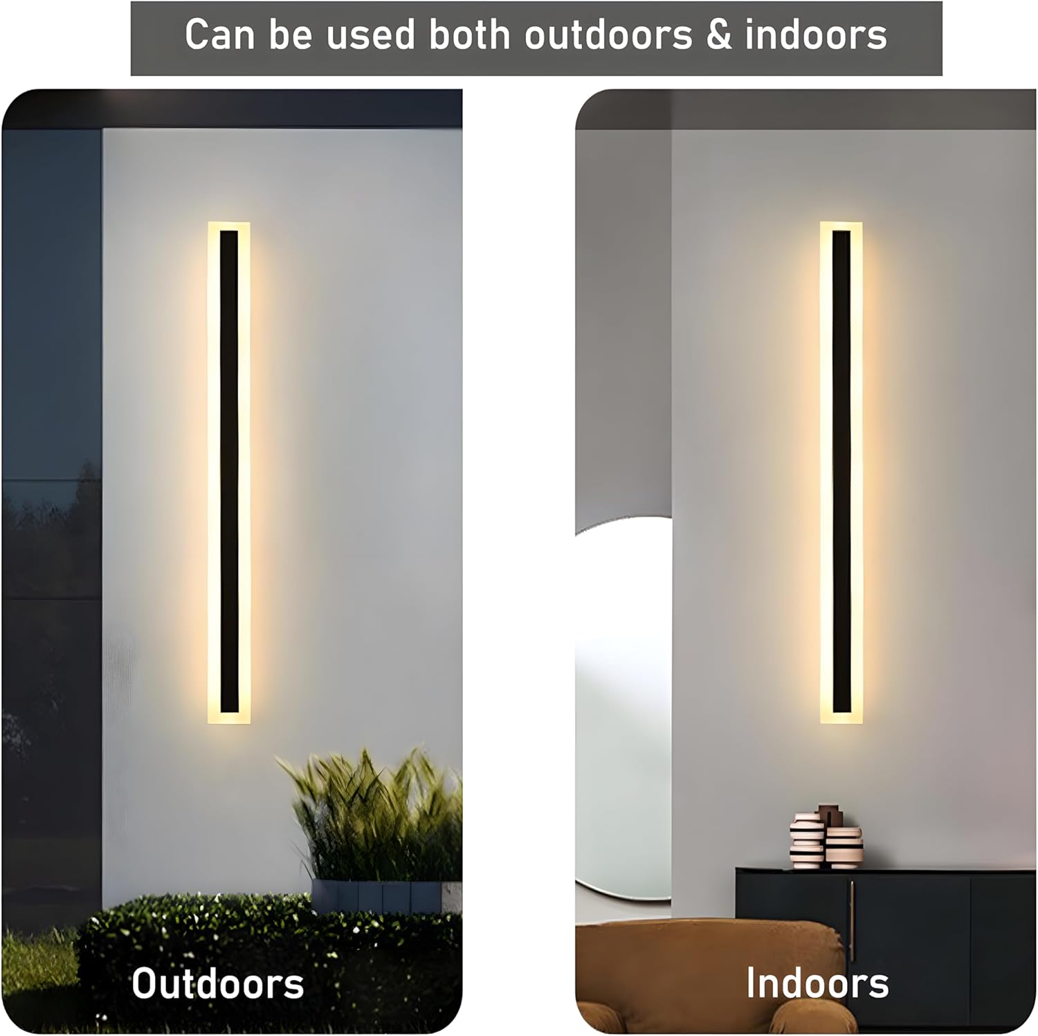 Outdoor Wall Light Modern Black LED Dimmable IP65 Sconce - Image 14