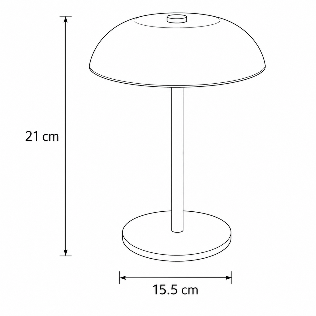 Rechargeable Cordless Touch Table Lamp