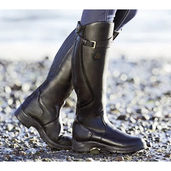 Women’s Waterproof Knee-High Buckle Boots