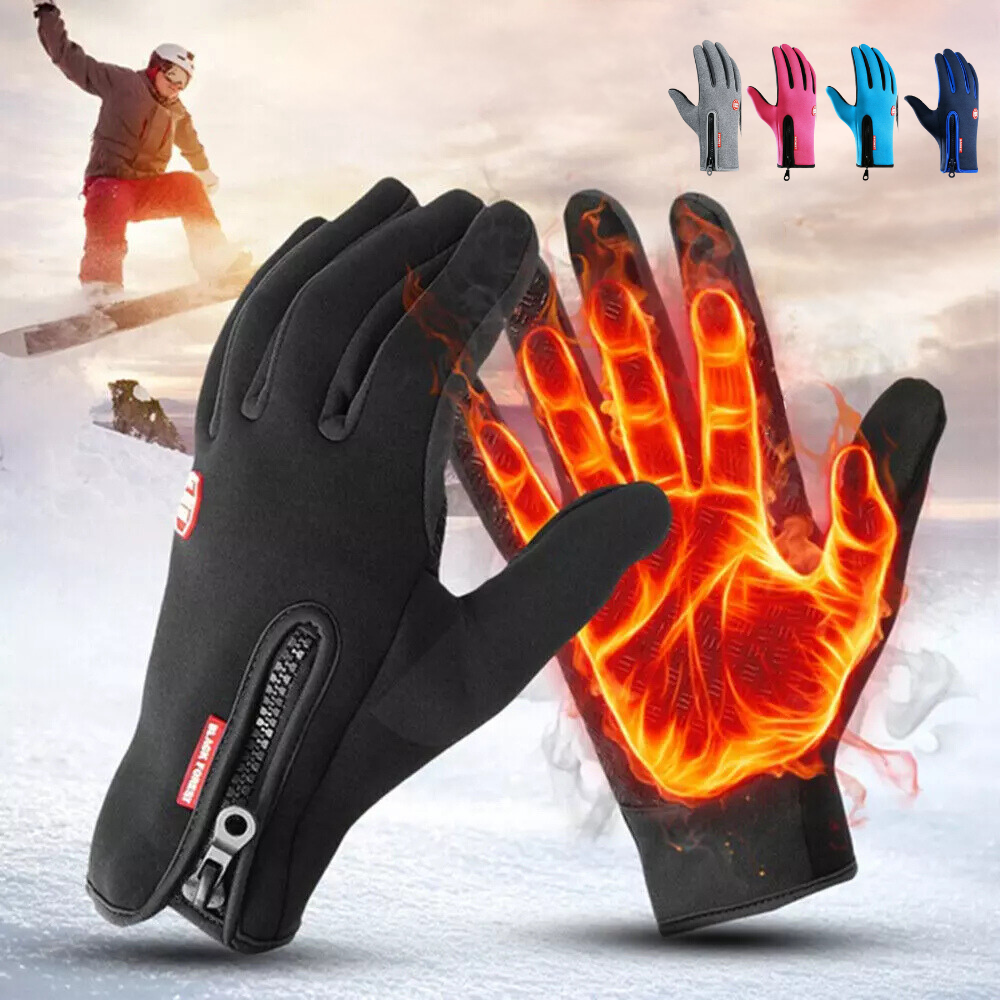 Unisex Gloves Heated Outdoor Touchscreen Gloves for Winter Activities