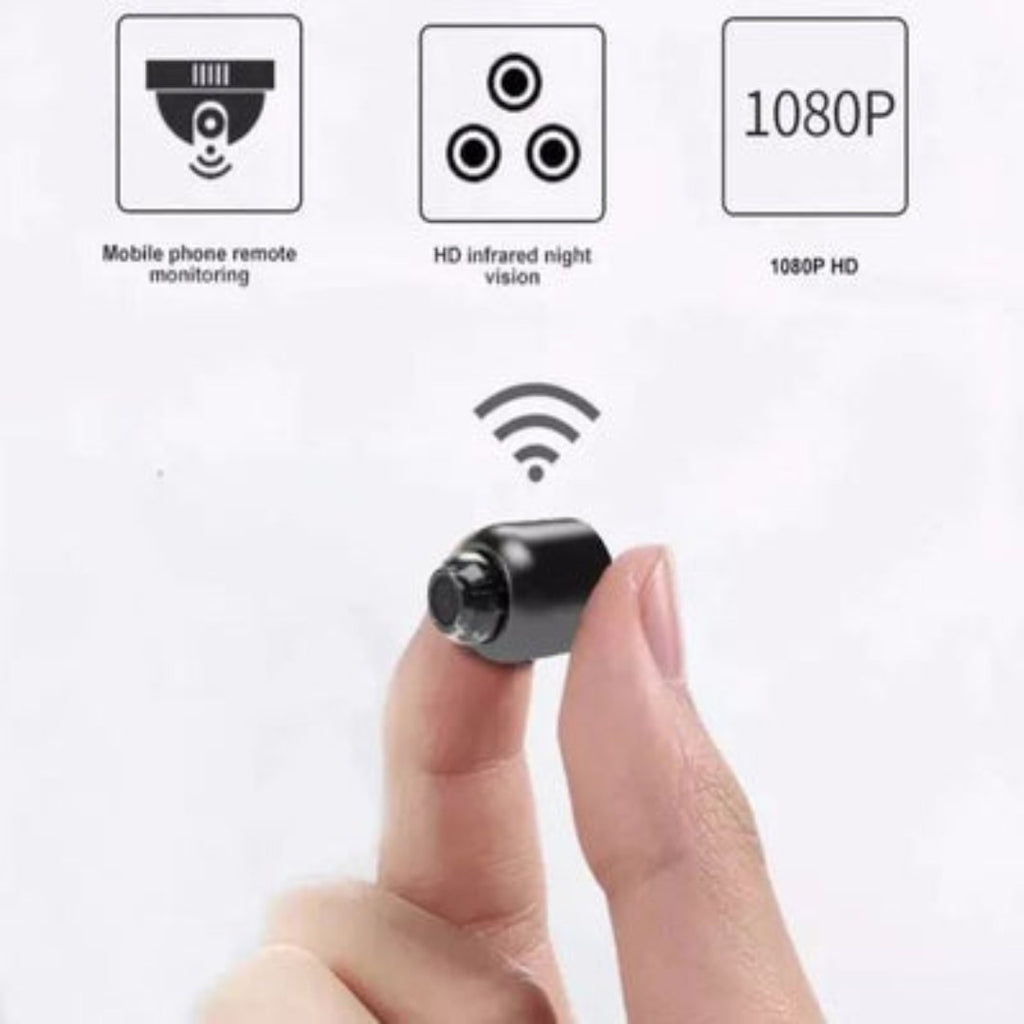 Smart Mini WiFi Camera 1080P with Night Vision & Motion Detection for Home Security