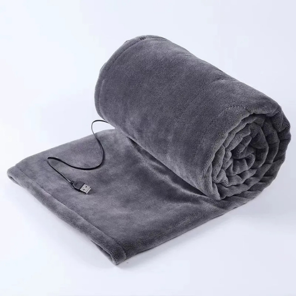 Rechargeable Heated Throw Travel & Home Blanket - Image 4