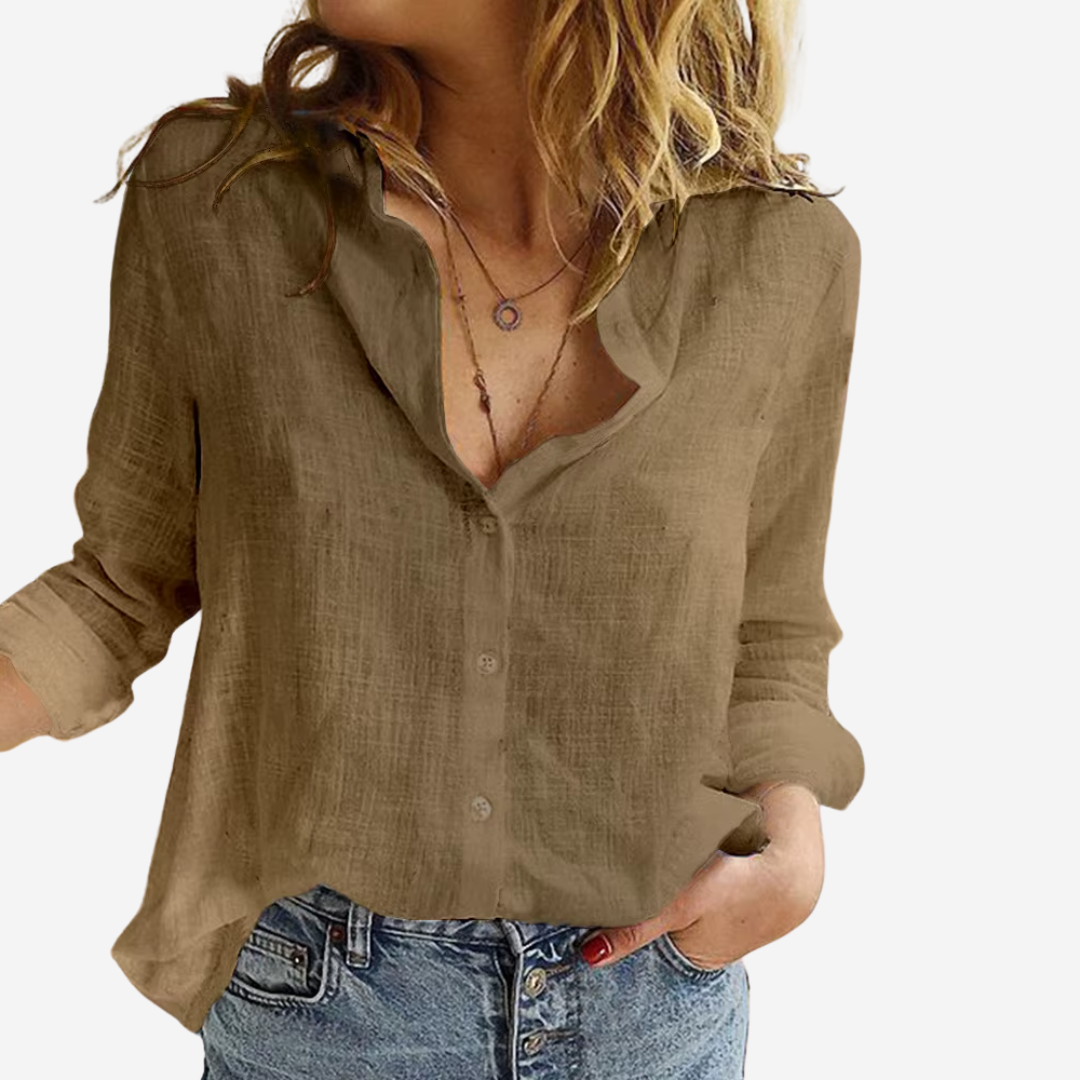 Timeless Formal Relaxed Fit Blouse for women