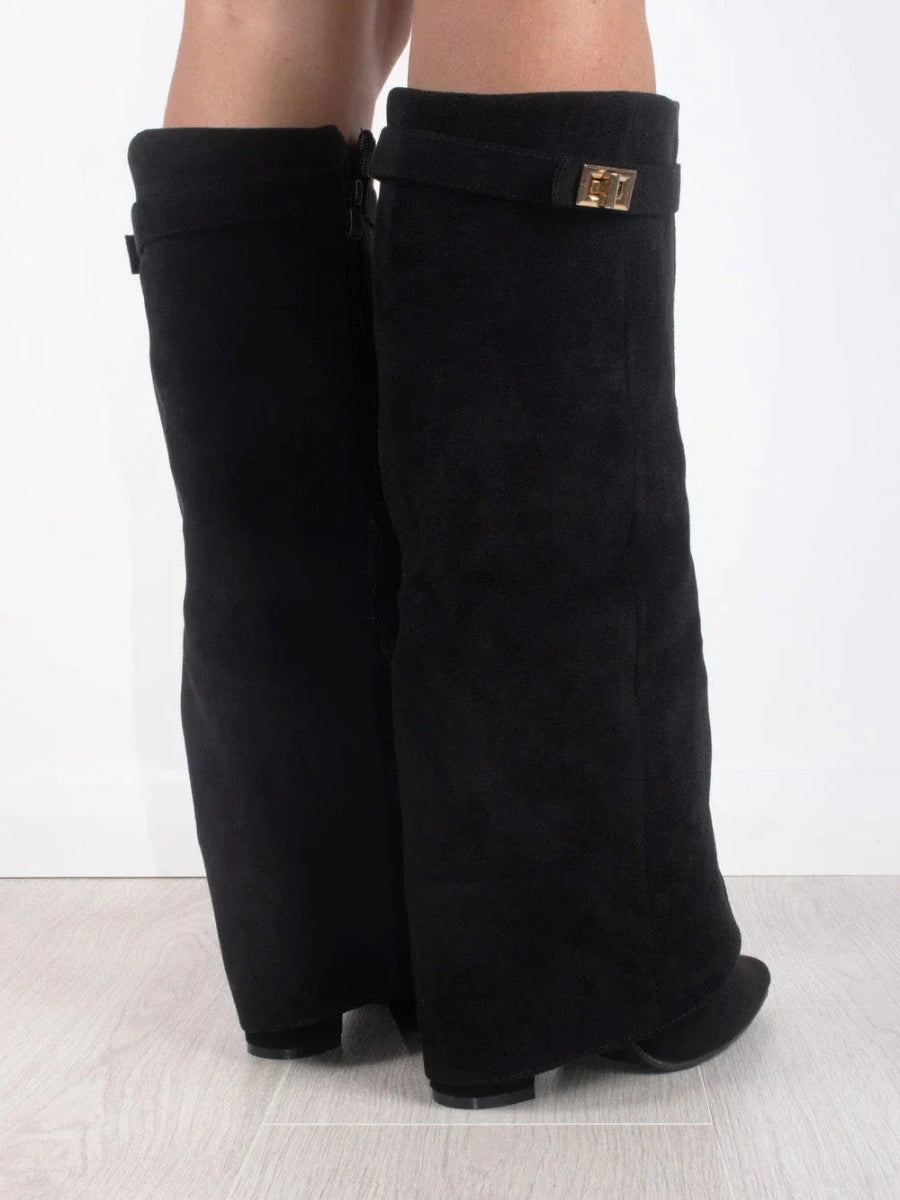 Women’s Timeless Non-slip Fashion High Buckle Boots