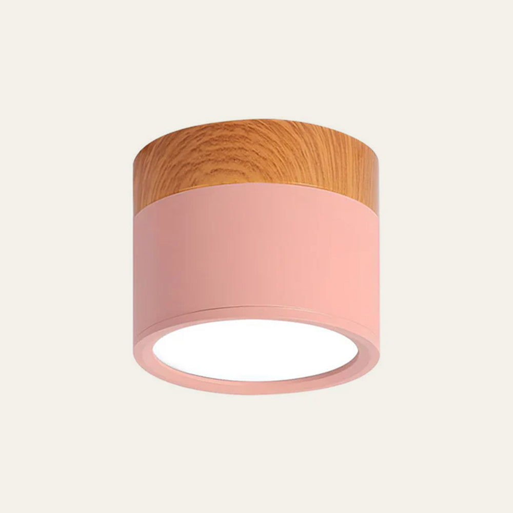 Compact functional round LED ceiling lamp - Ideal for hallways, entryways, and spaces