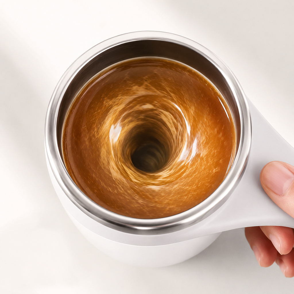 Automatic Self Stirring Mug with Magnetic Base