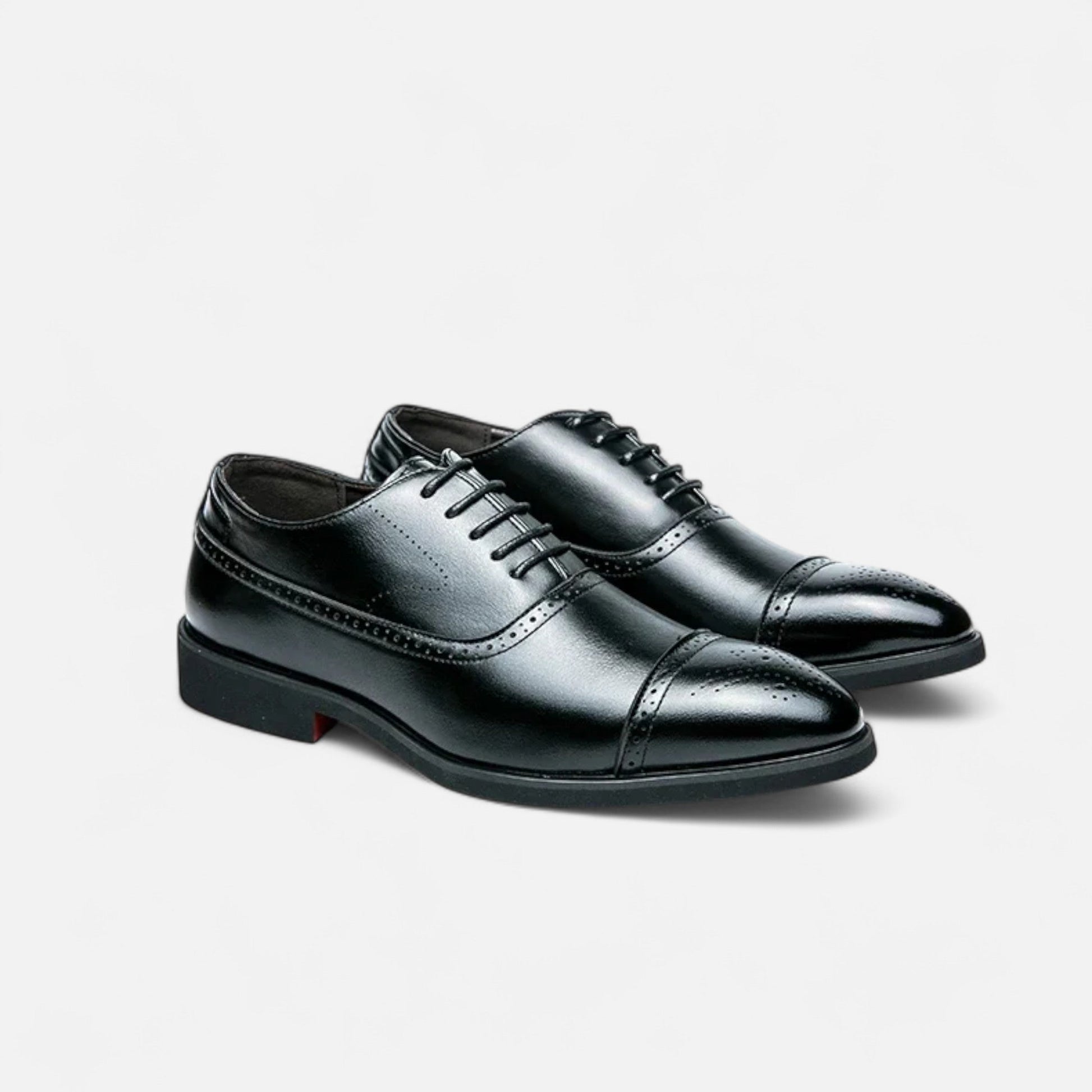 Men’s Statement Carved Formal Essential Shoes with Non-Slip Sole