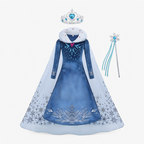 Girls Snow Queen Costume Set
