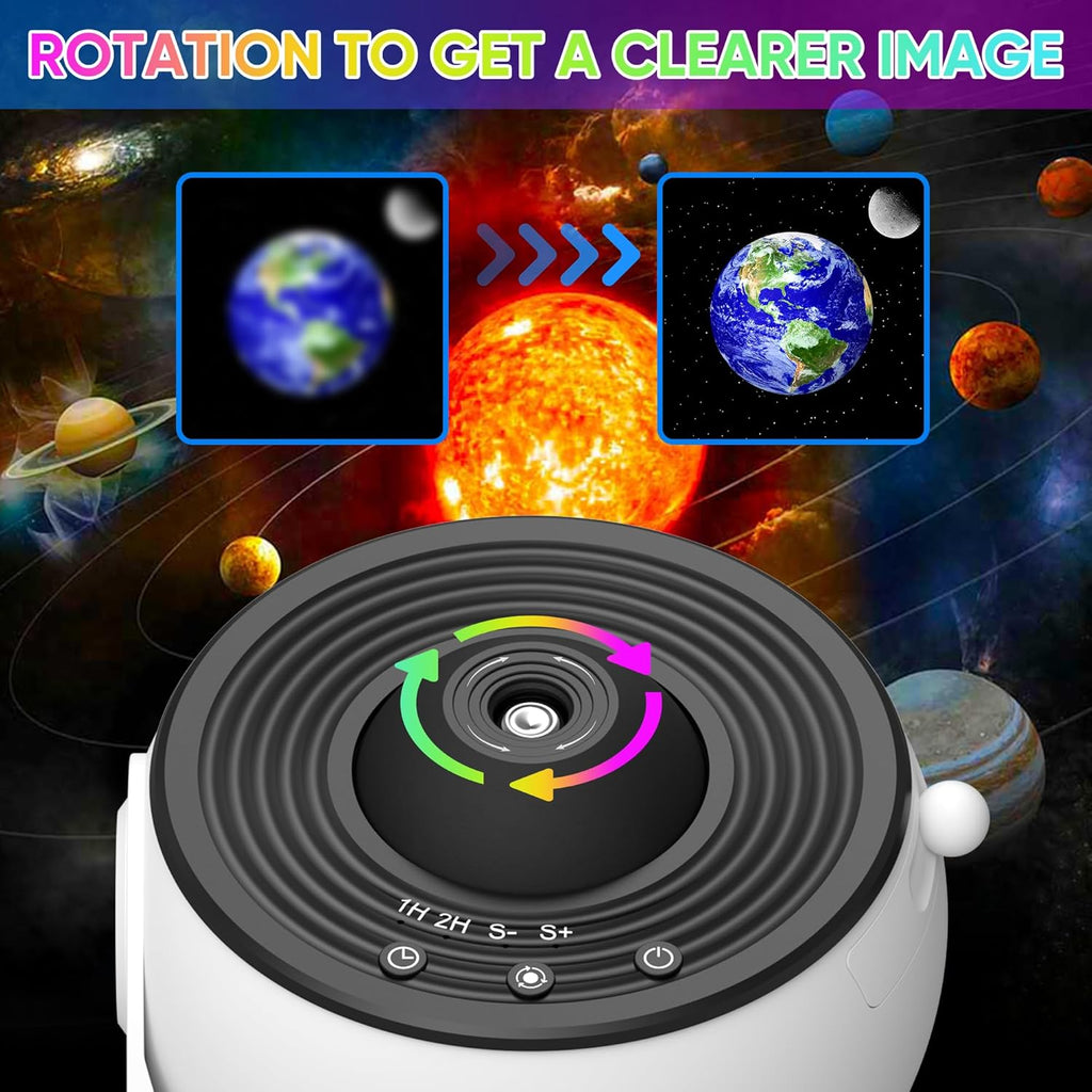 Starry Sky Galaxy Projector - Night Light for Kid's Bedroom