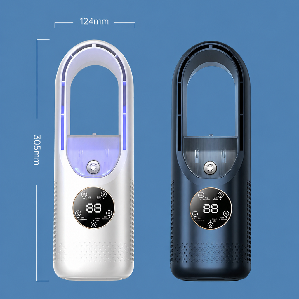 Portable Air Conditioner Quiet Compact Mini Bladeless Cooling