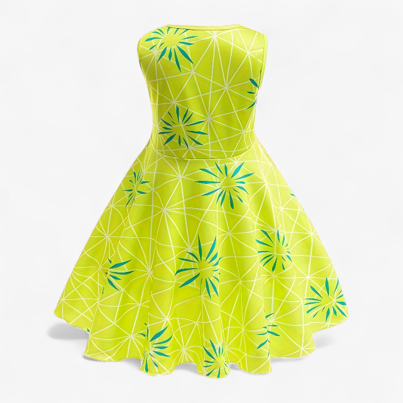 Girls Princess Costume Set Floral - Image 3