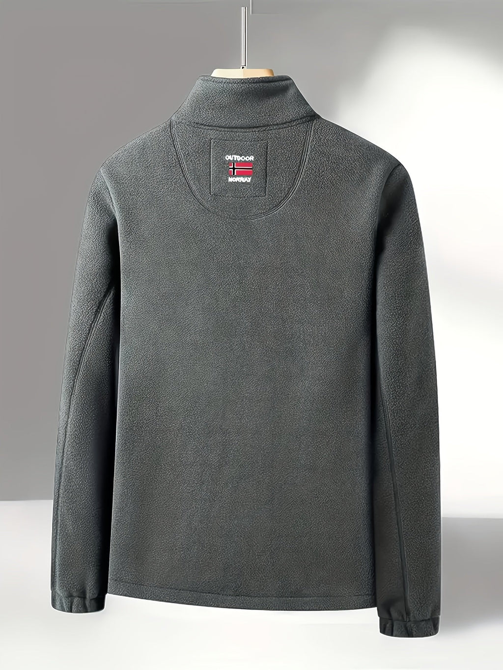 Men's Fashion Warm Outdoor Fleece Jacket with Protective Collar
