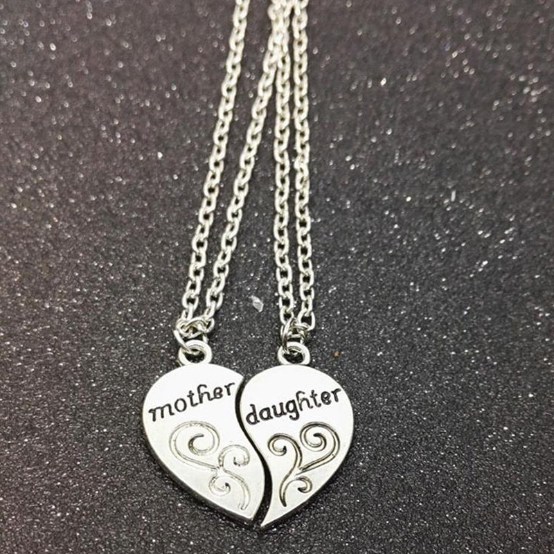 Skorter | Mother and Daughter Heart Necklace - Image 8