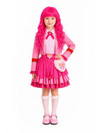 Kids Adults 5 Piece Pink Princess Academy Costume
