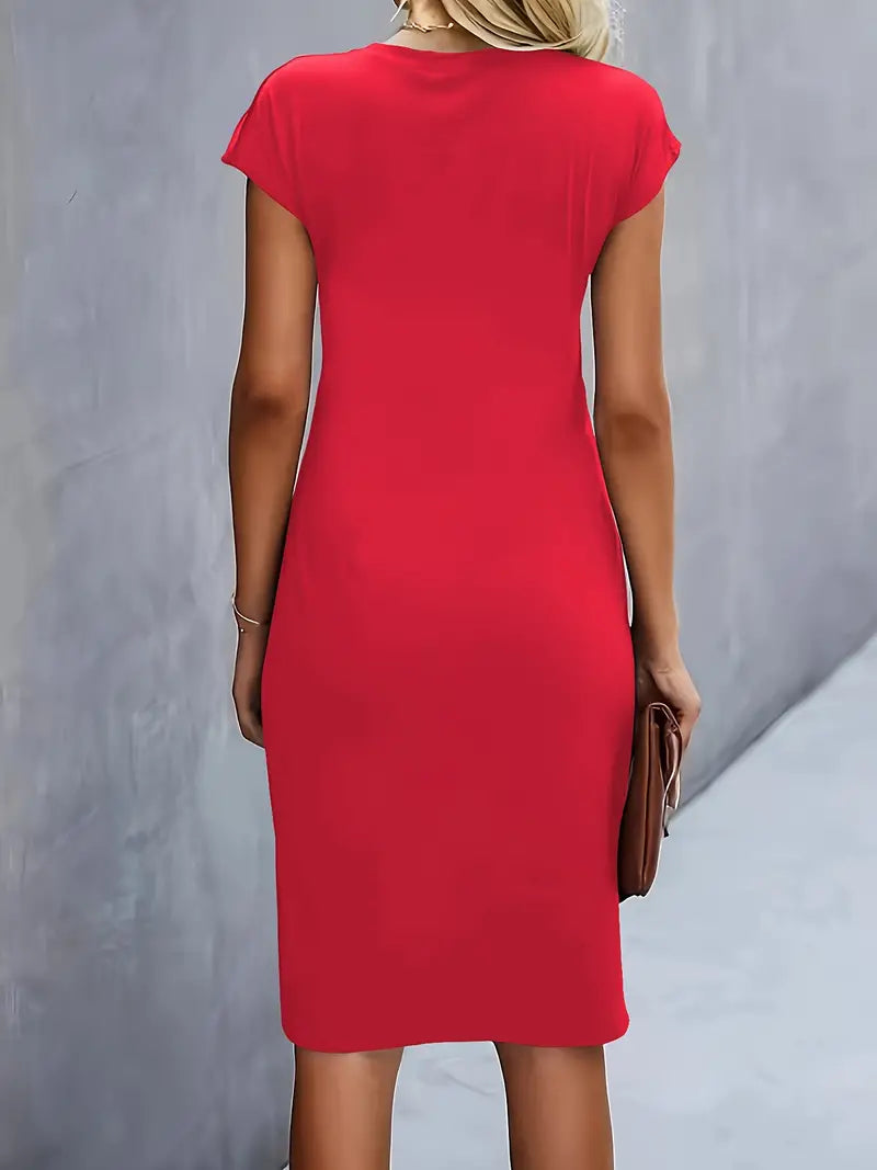 Women's Timeless Fashion Scoop Neck Dress