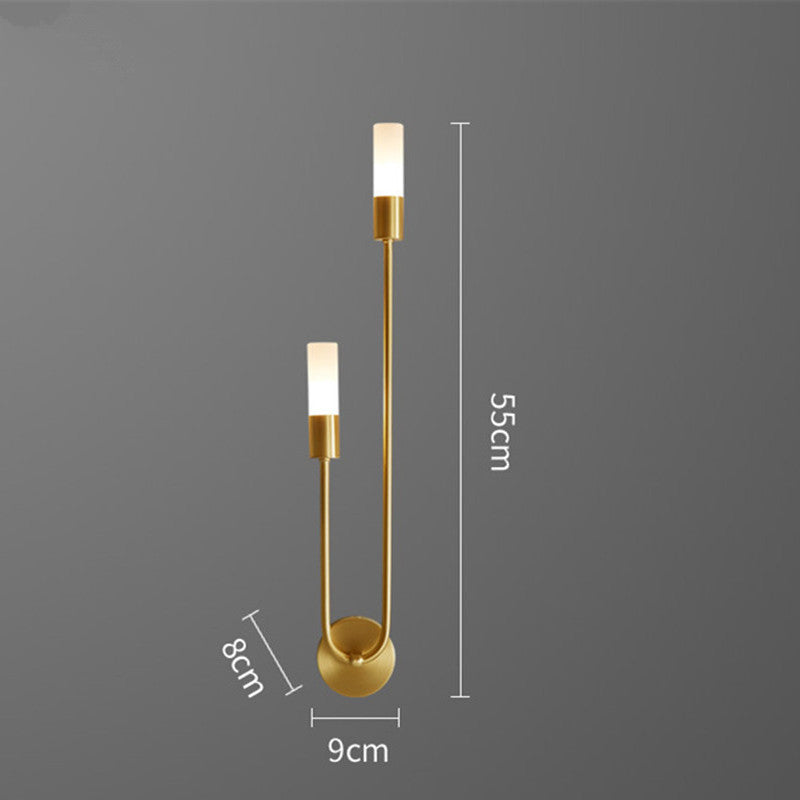 Mezara - Modern Gold LED Wall Sconce Set of 2 - Image 5
