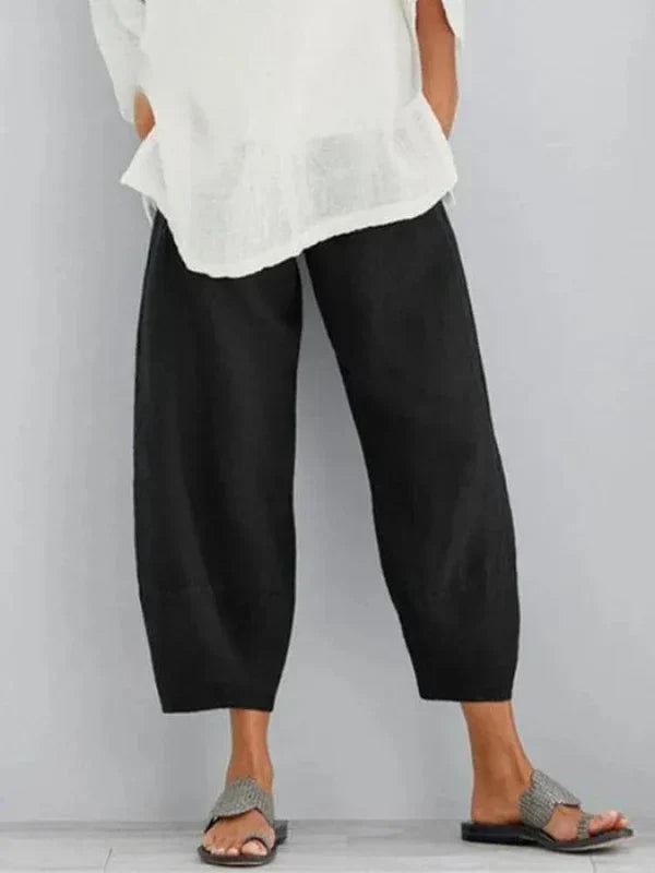 Versatile Relaxed Fit Wide Trousers For Women
