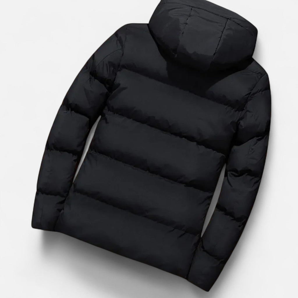 Men’s Stylish Timeless Layer Transitional Hooded Puffer Jacket for Cold Weather