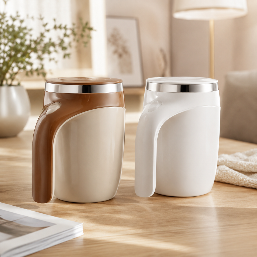 Automatic Self Stirring Mug with Magnetic Base
