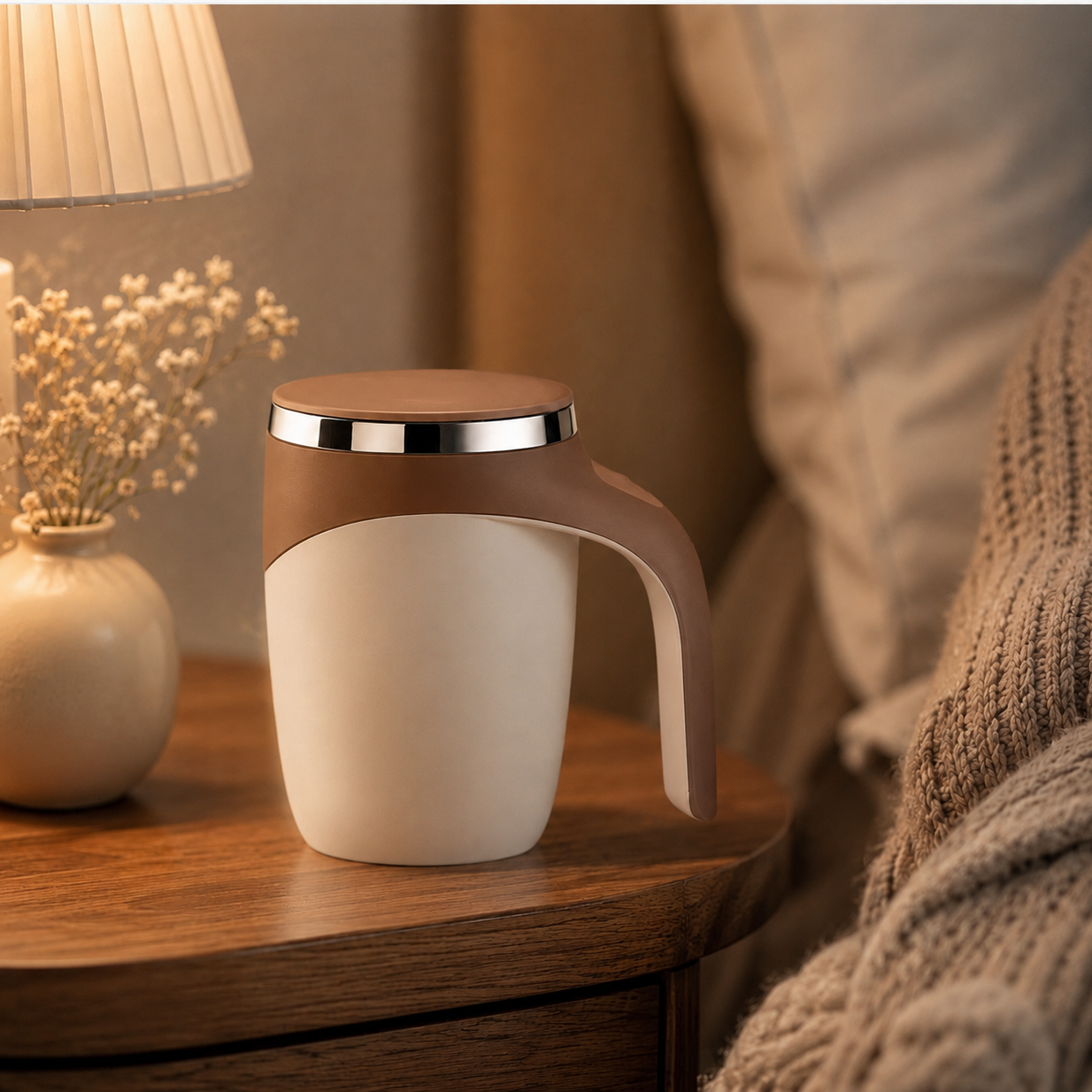 Automatic Self Stirring Mug with Magnetic Base