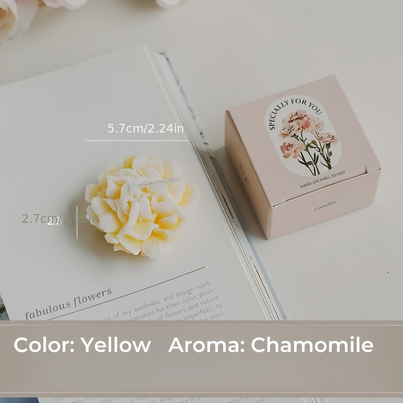 Skorter | 1pc Carnation Scented Candle – Decorative Candle for Mother's Day, Valentine's Day and Christmas - Image 9