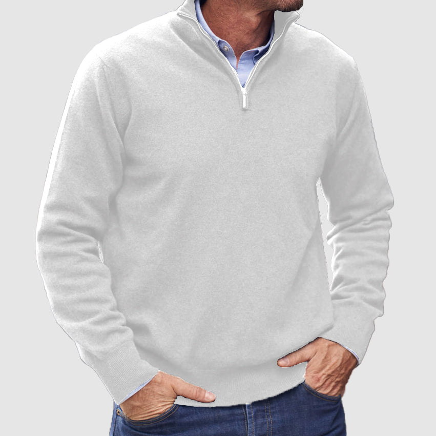 Men’s Versatile Zip Up Fashion Sweater