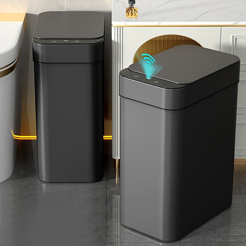 Touchless Trash Can Motion Sensor Automatic Kitchen Bathroom Bin - Image 2