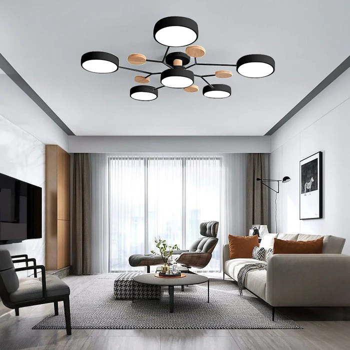 Modern Ceiling Light LED Flush Mount Bright Contemporary Fixture - Image 36