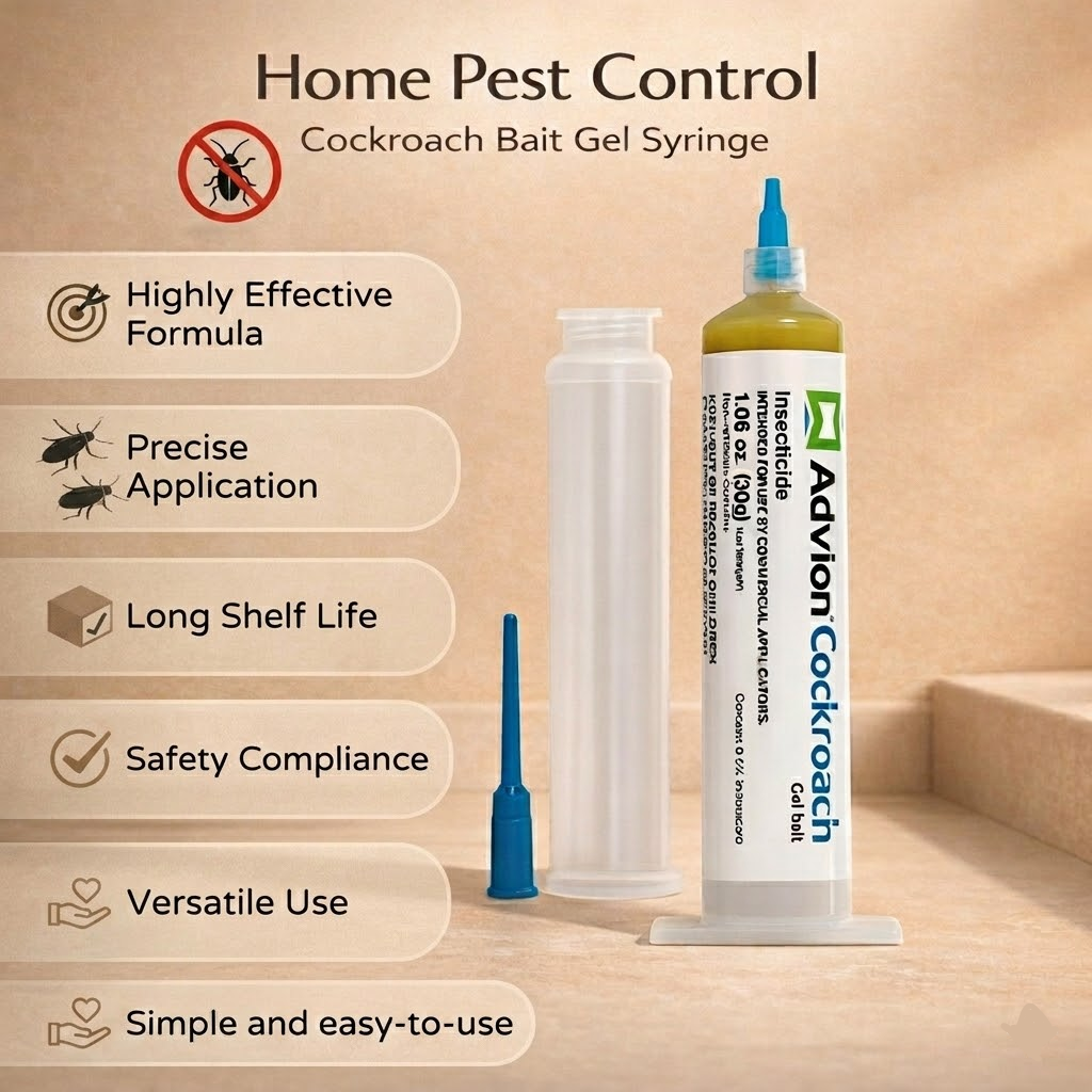 Cockroach Gel Bait Syringe Indoor Roach Killer Pest Control - Image 3