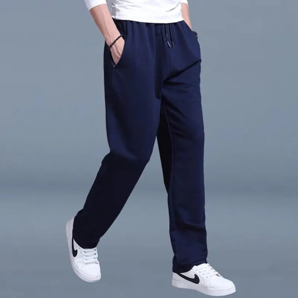 Men's Versatile Modern Fit Jogging Pants with Adjustable Waist