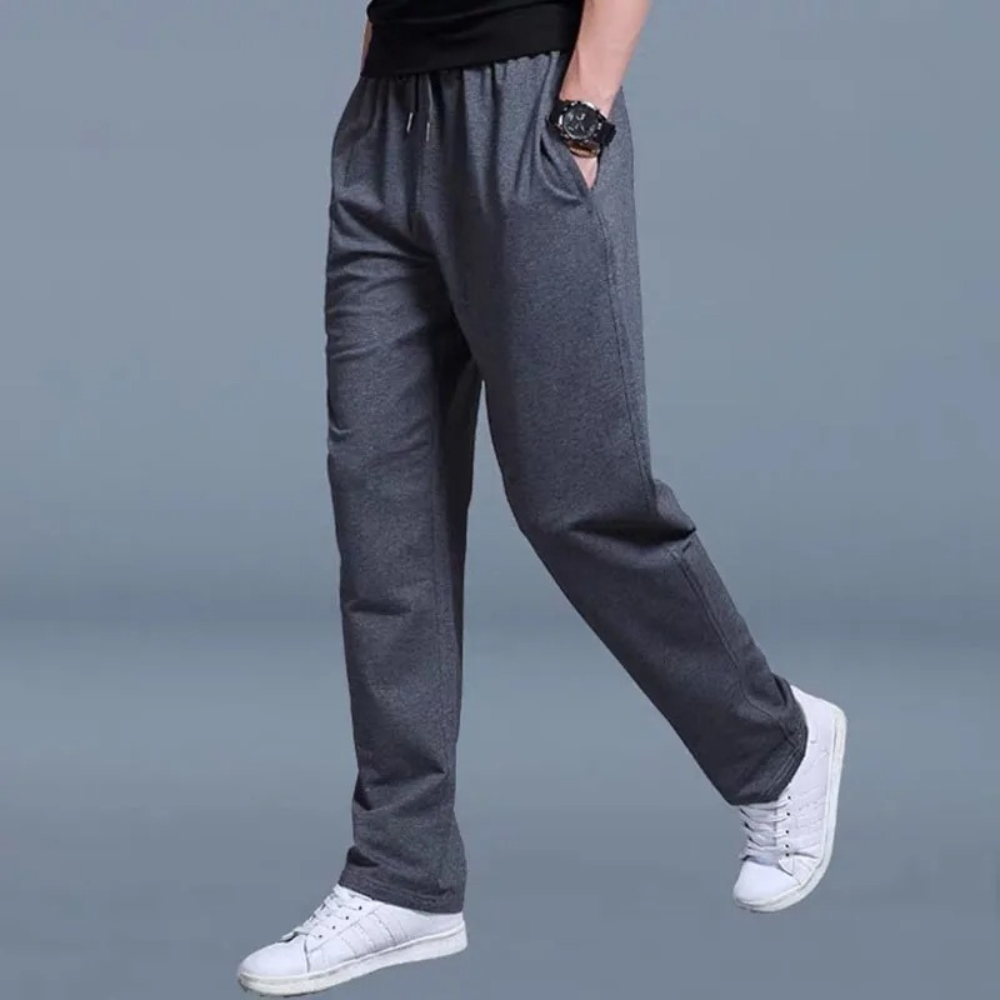 Men's Versatile Modern Fit Jogging Pants with Adjustable Waist